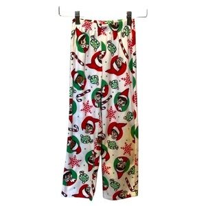 Elf on the Shelf Girl’s Fleece Pajama Pants Christmas Size 6-7